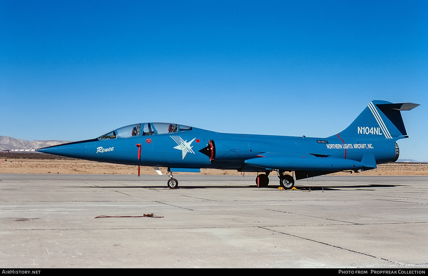 Aircraft Photo of N104NL | Lockheed CF-104D Starfighter Mk1 | Northen Lights Aircraft | AirHistory.net #569387