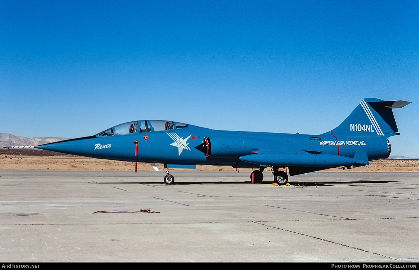Aircraft Photo of N104NL | Lockheed CF-104D Starfighter Mk.1 | Northen Lights Aircraft | AirHistory.net #569387