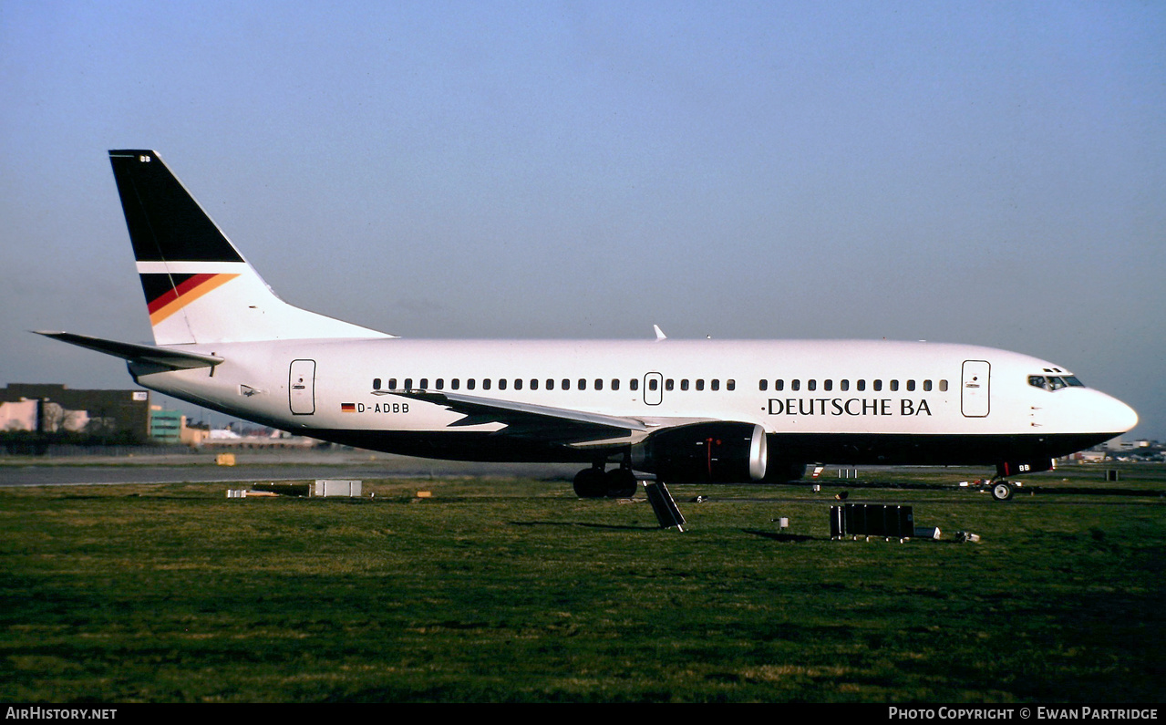 Aircraft Photo of D-ADBB | Boeing 737-3L9 | Deutsche BA | AirHistory.net #569405