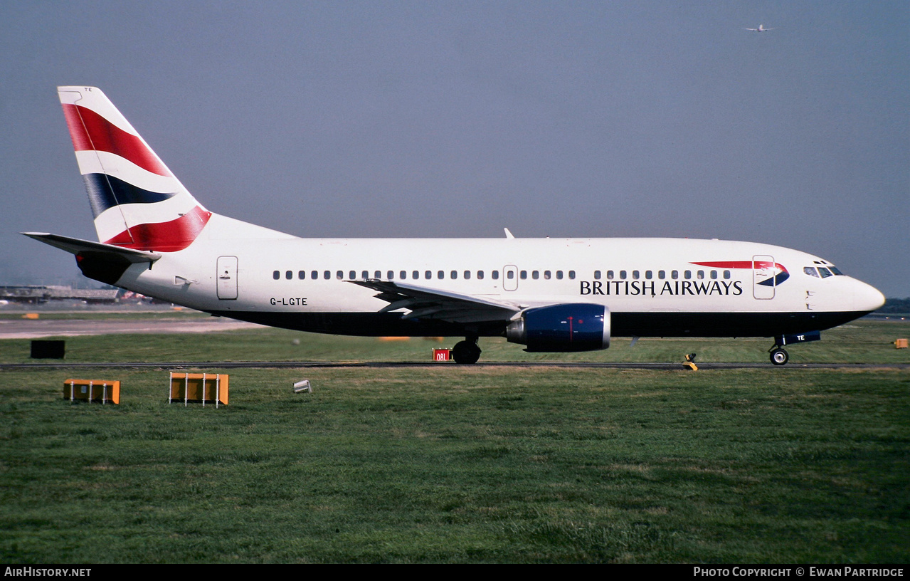 Aircraft Photo of G-LGTE | Boeing 737-3Y0 | British Airways | AirHistory.net #569414