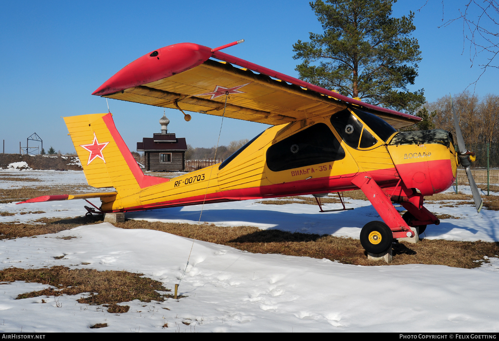 Aircraft Photo of RF-00703 | PZL-Okecie PZL-104 Wilga 35A | Russia - DOSAAF | AirHistory.net #569418