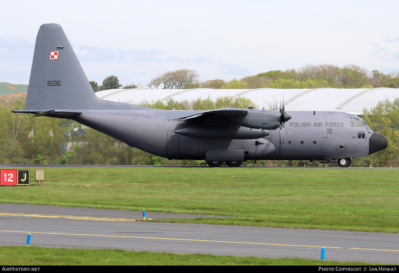 Aircraft Photo of 1505 | Lockheed C-130E Hercules (L-382) | Poland - Air Force | AirHistory.net #569437