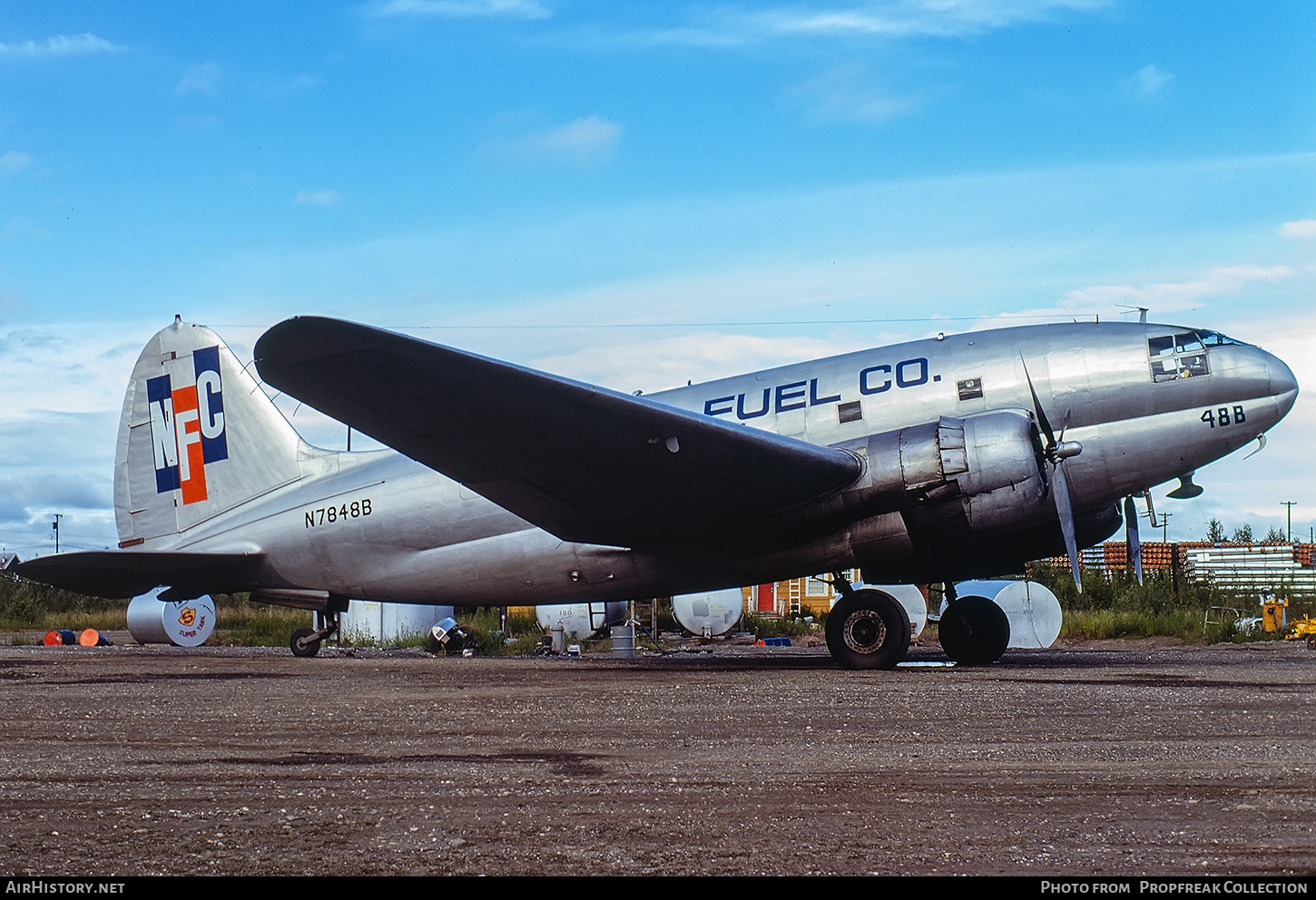 Aircraft Photo of N7848B | Riddle C-46R Commando Super 46C | Nenema Fuel Company - NFC | AirHistory.net #569447