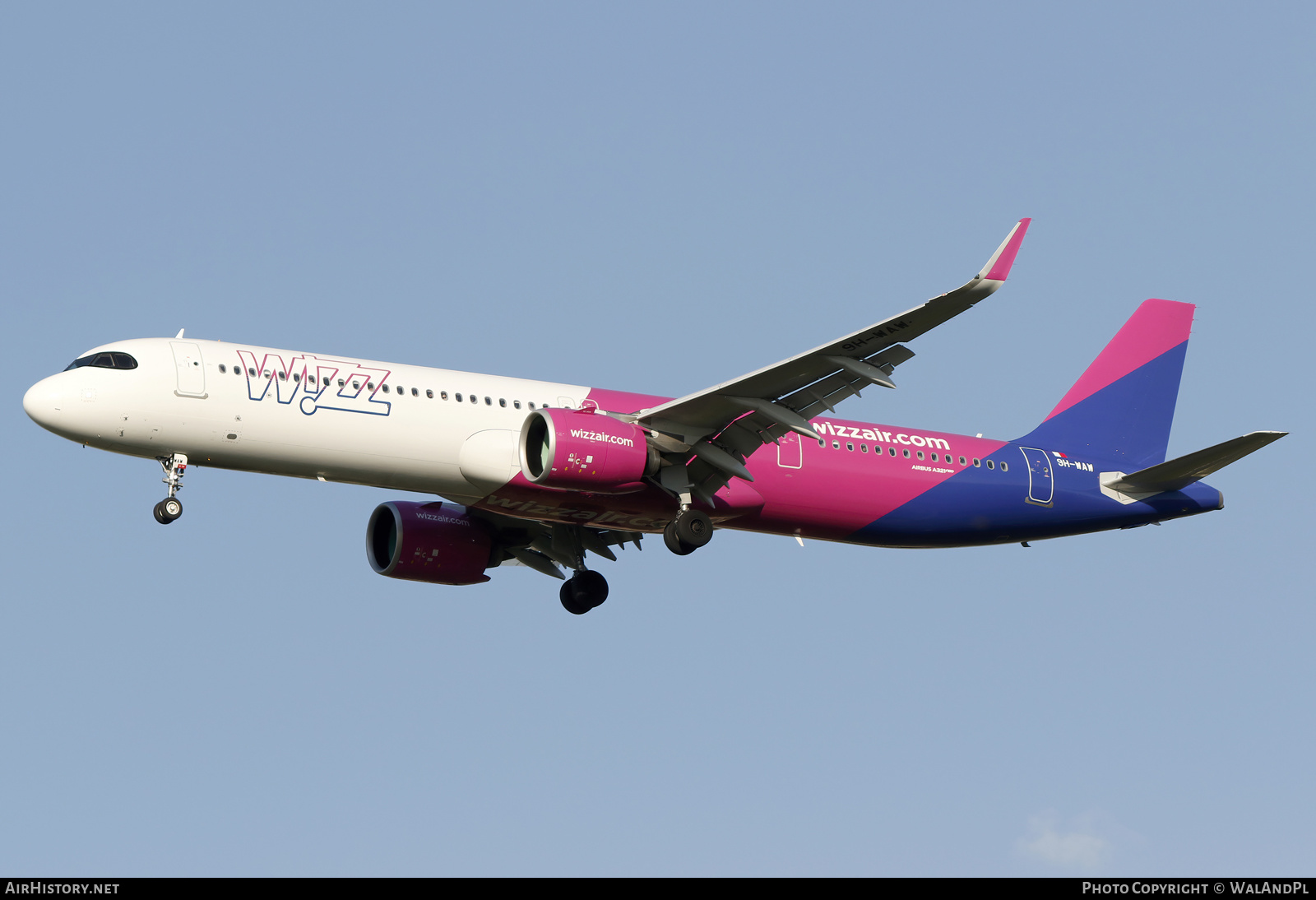 Aircraft Photo of 9H-WAW | Airbus A321-271N | Wizz Air | AirHistory.net #569456