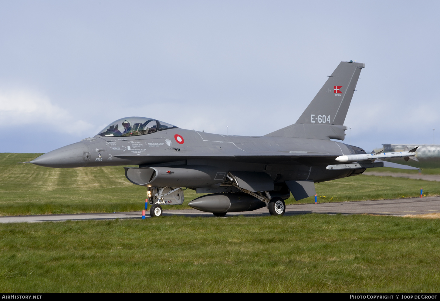 Aircraft Photo of E-604 / 80-3604 | General Dynamics F-16AM Fighting Falcon | Denmark - Air Force | AirHistory.net #569488