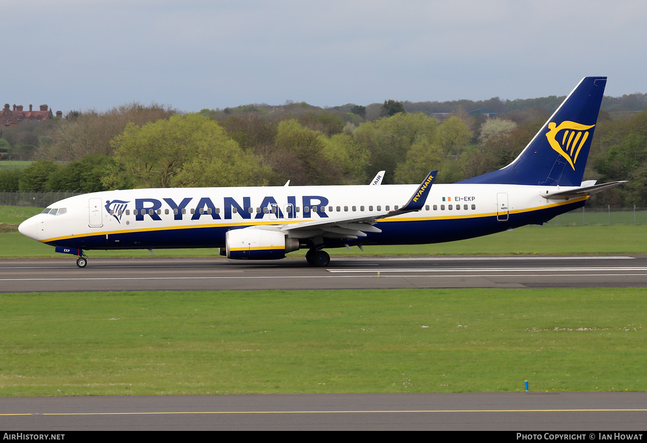 Aircraft Photo of EI-EKP | Boeing 737-8AS | Ryanair | AirHistory.net #569499