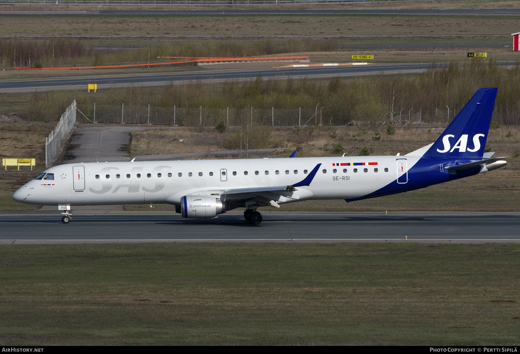 Aircraft Photo of SE-RSI | Embraer 195LR (ERJ-190-200LR) | Scandinavian Airlines - SAS | AirHistory.net #569522