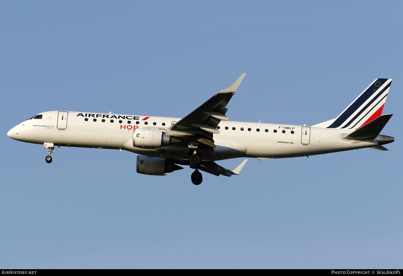 Aircraft Photo of F-HBLP | Embraer 190STD (ERJ-190-100STD) | Air France | AirHistory.net #569523