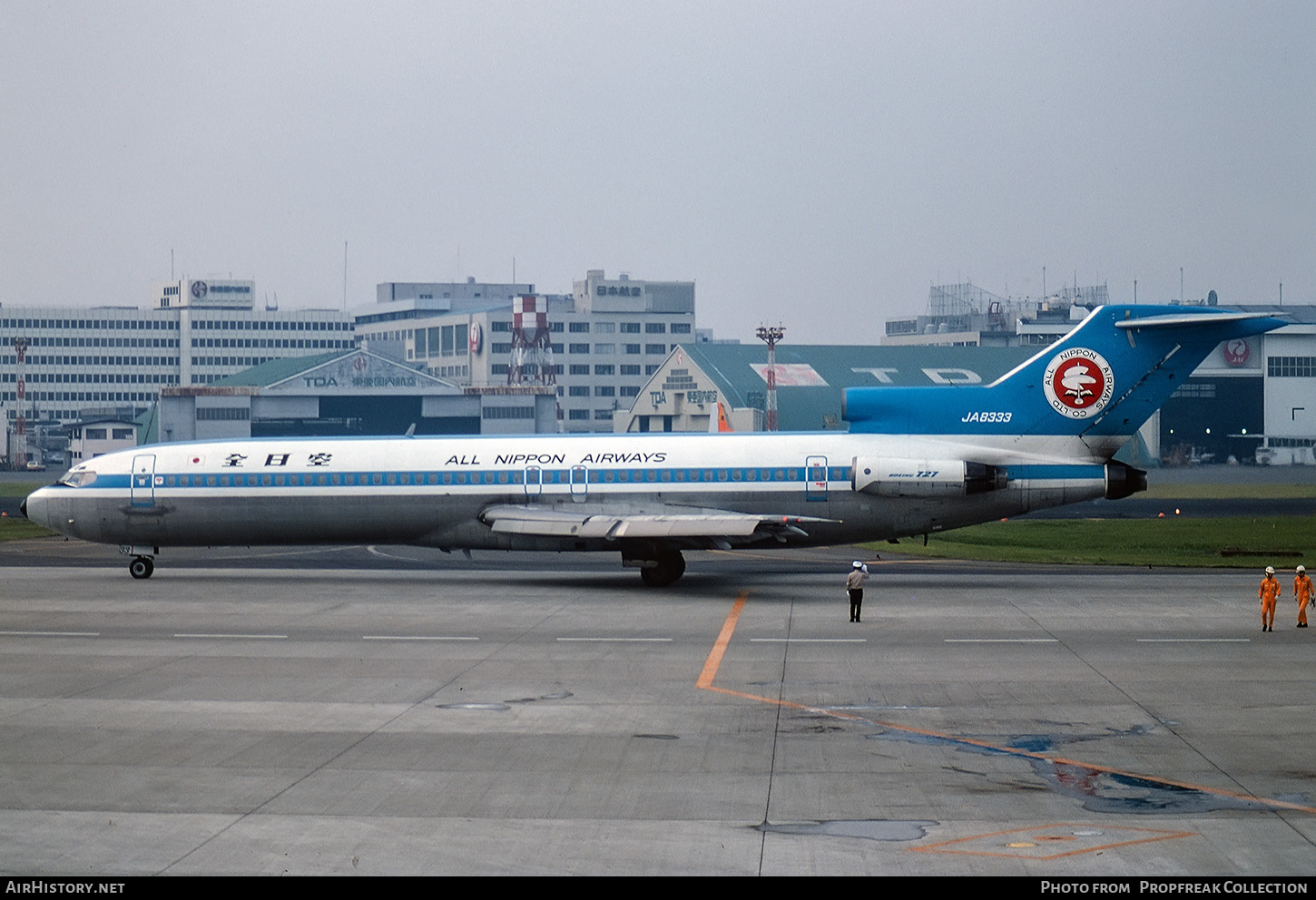 Aircraft Photo of JA8333 | Boeing 727-281 | All Nippon Airways - ANA | AirHistory.net #569569