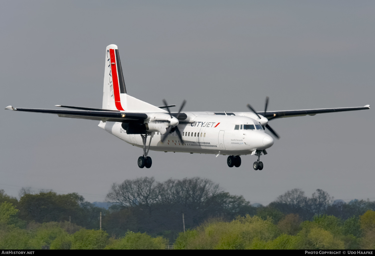 Aircraft Photo of OO-VLZ | Fokker 50 | CityJet | AirHistory.net #569570