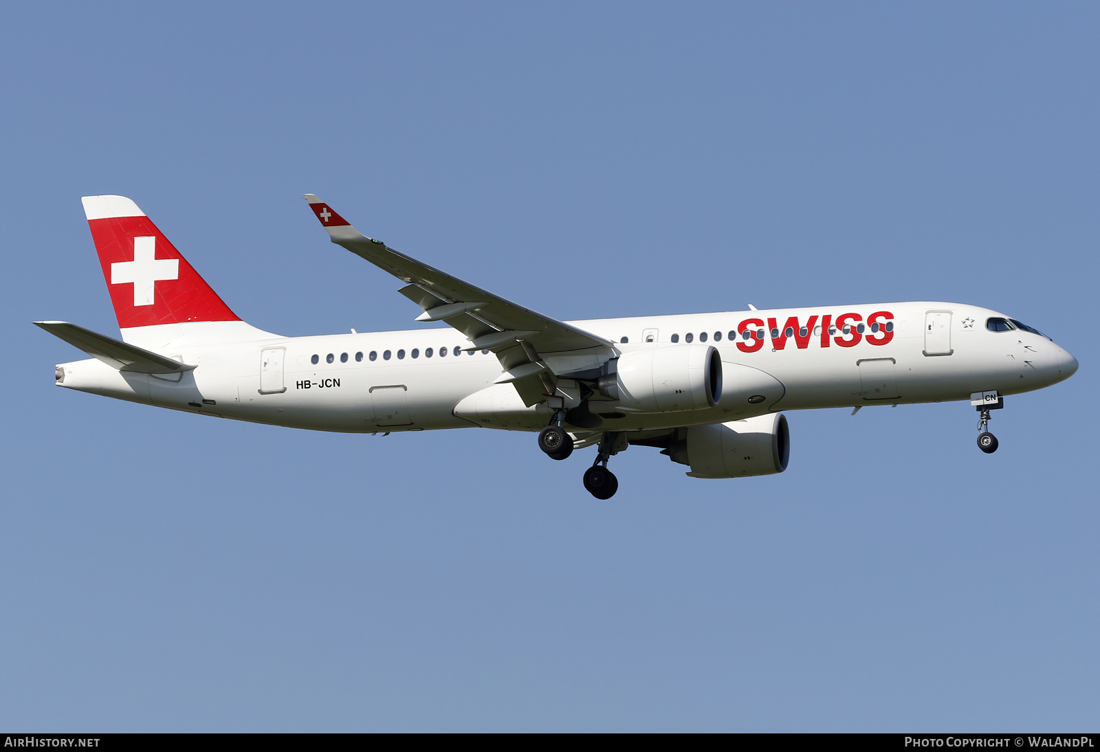 Aircraft Photo of HB-JCN | Airbus A220-371 (BD-500-1A11) | Swiss International Air Lines | AirHistory.net #569583