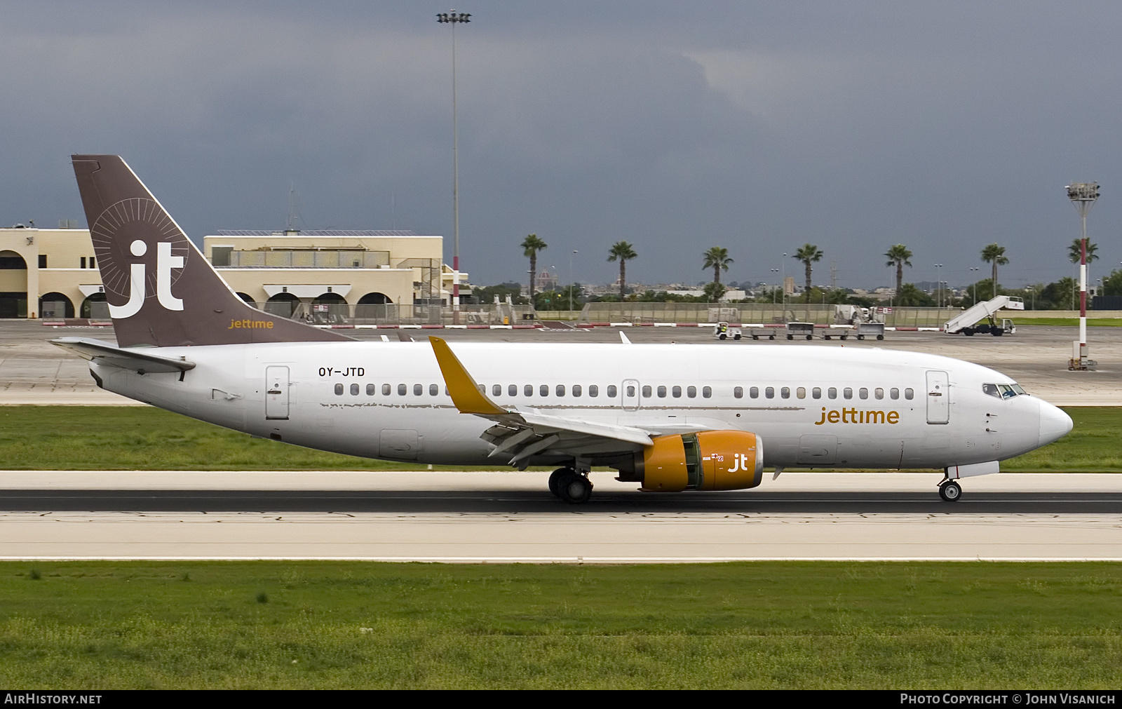 Aircraft Photo of OY-JTD | Boeing 737-3Y0 | Jettime | AirHistory.net #569586