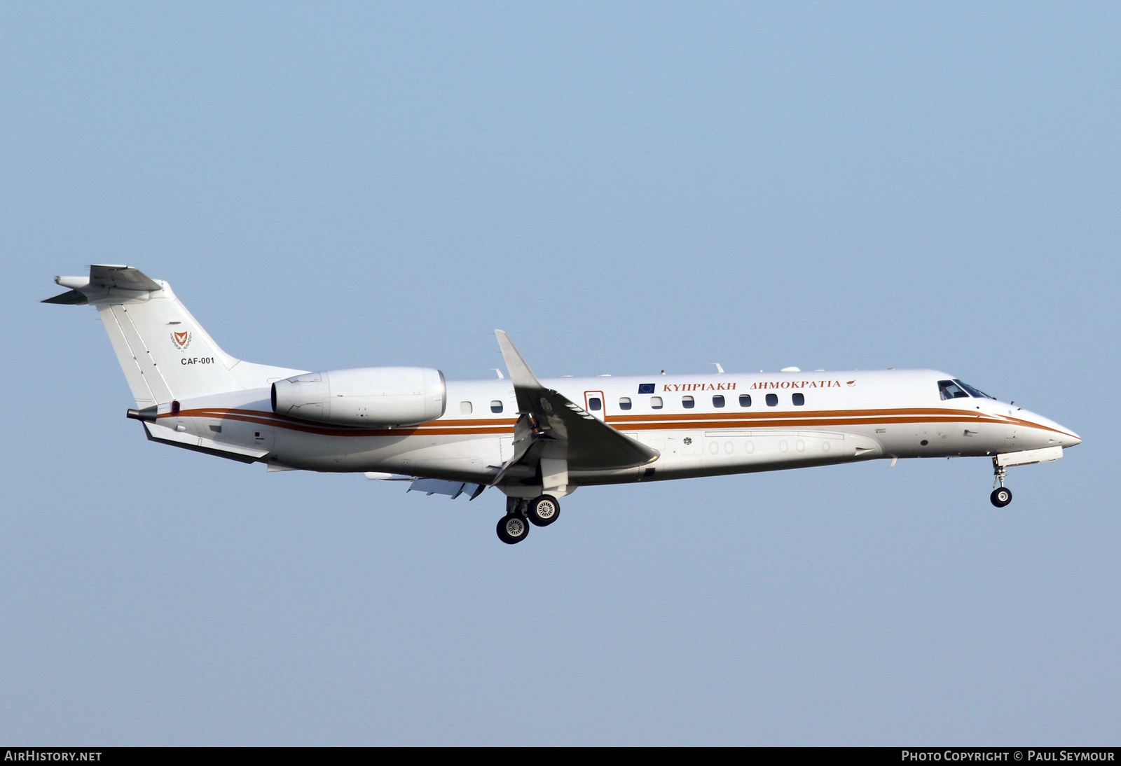 Aircraft Photo of CAF-001 | Embraer Legacy 600 (EMB-135BJ) | Cyprus - Air Force | AirHistory.net #569619
