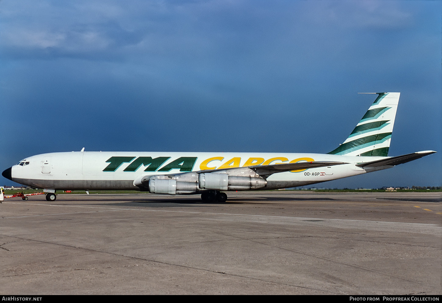 Aircraft Photo of OD-AGP | Boeing 707-321C | TMA Cargo - Trans Mediterranean Airways | AirHistory.net #569640