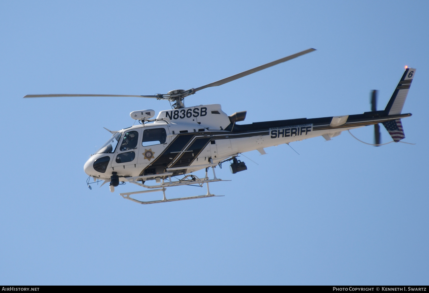 Aircraft Photo of N836SB | Aérospatiale AS-350 B3e Ecureuil | San Bernardino County Sheriff | AirHistory.net #569652