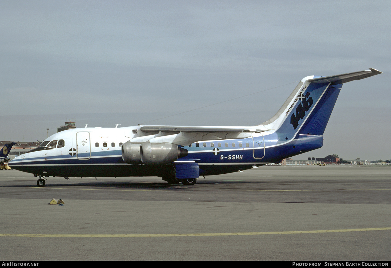 Aircraft Photo of G-SSHH | British Aerospace BAe-146-100 | British Aerospace | AirHistory.net #569676