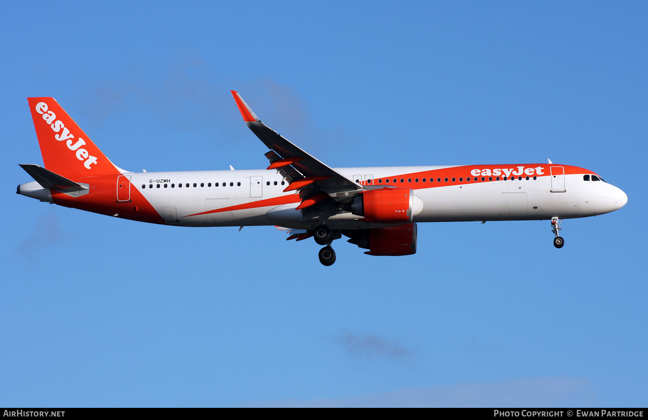 Aircraft Photo of G-UZMH | Airbus A321-251NX | EasyJet | AirHistory.net #569678