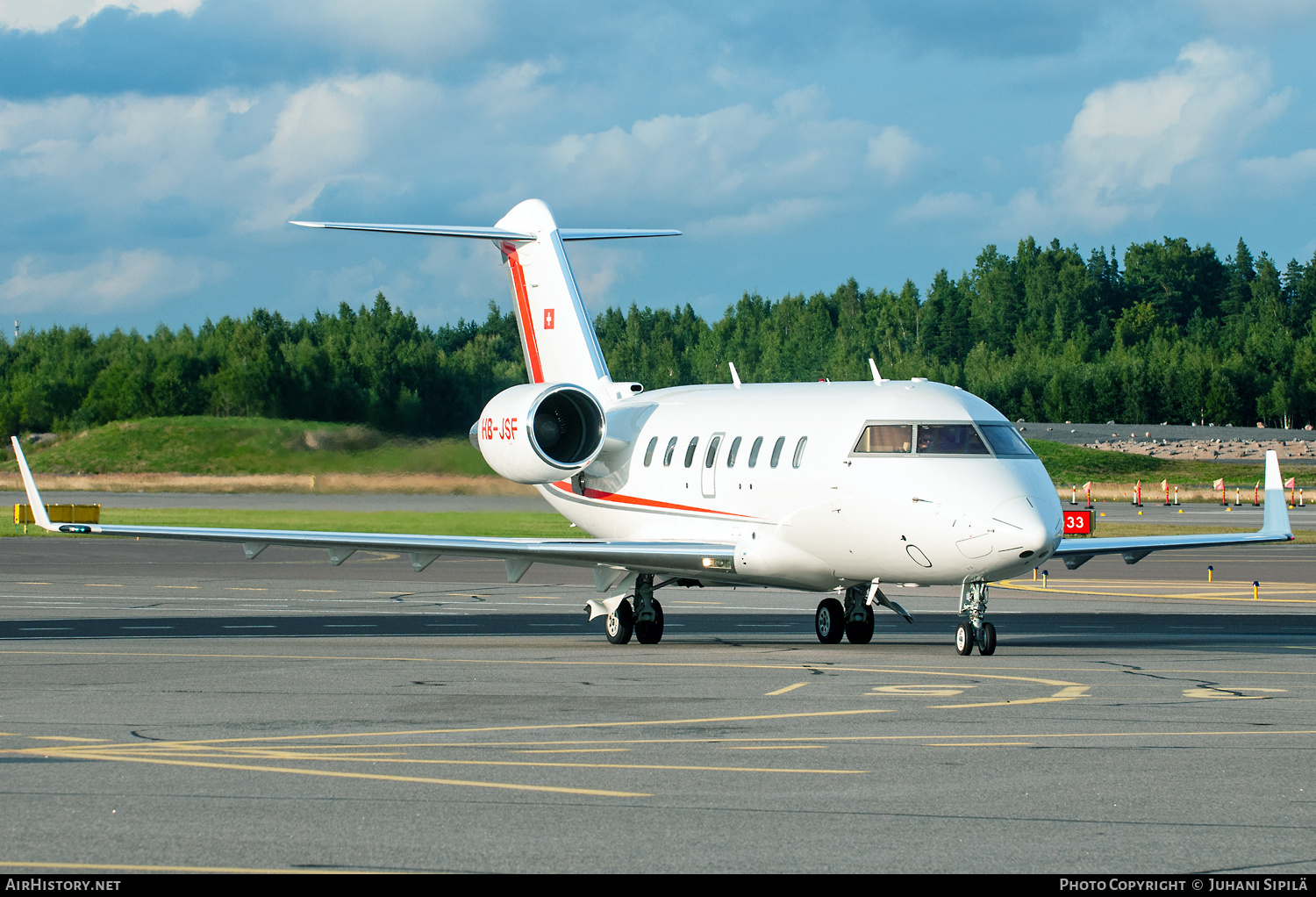 Aircraft Photo of HB-JSF | Bombardier Challenger 650 (CL-600-2B16) | AirHistory.net #569695