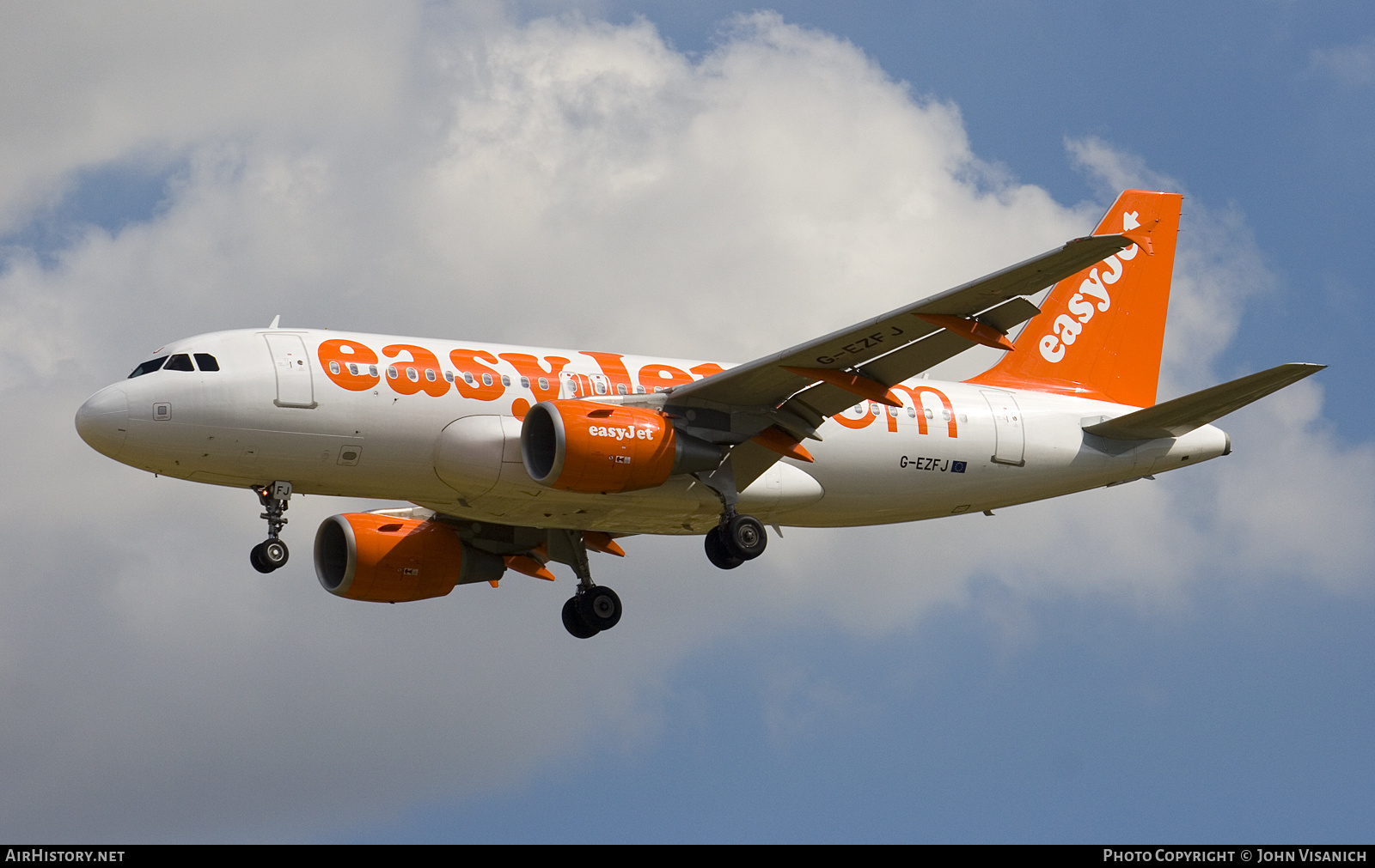 Aircraft Photo of G-EZFJ | Airbus A319-111 | EasyJet | AirHistory.net #569762