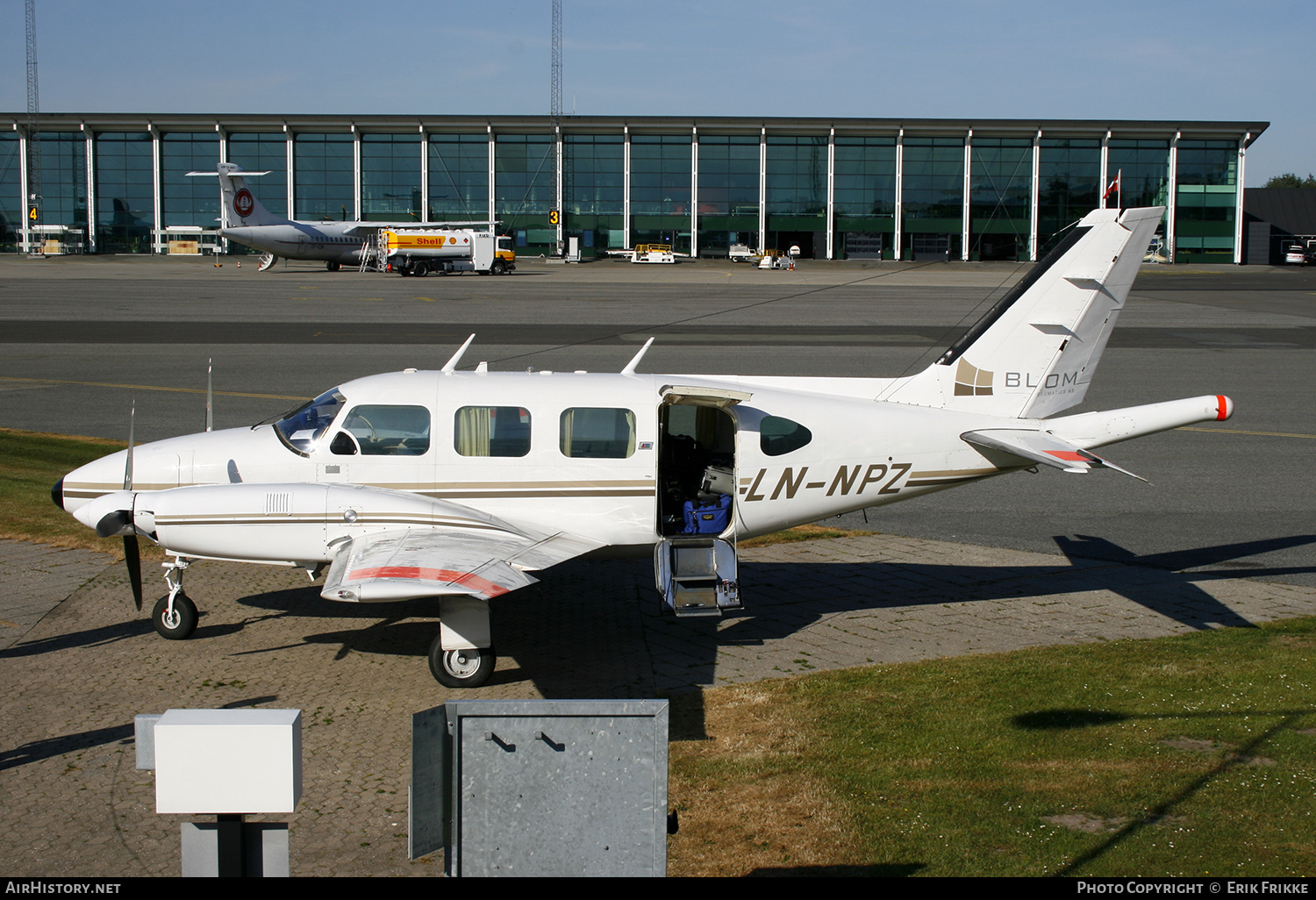 Aircraft Photo of LN-NPZ | Piper PA-31-310 Navajo C | Blom Geomatics | AirHistory.net #569768