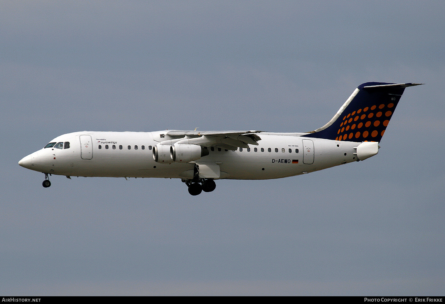 Aircraft Photo of D-AEWO | British Aerospace BAe-146-300 | Eurowings | AirHistory.net #569803