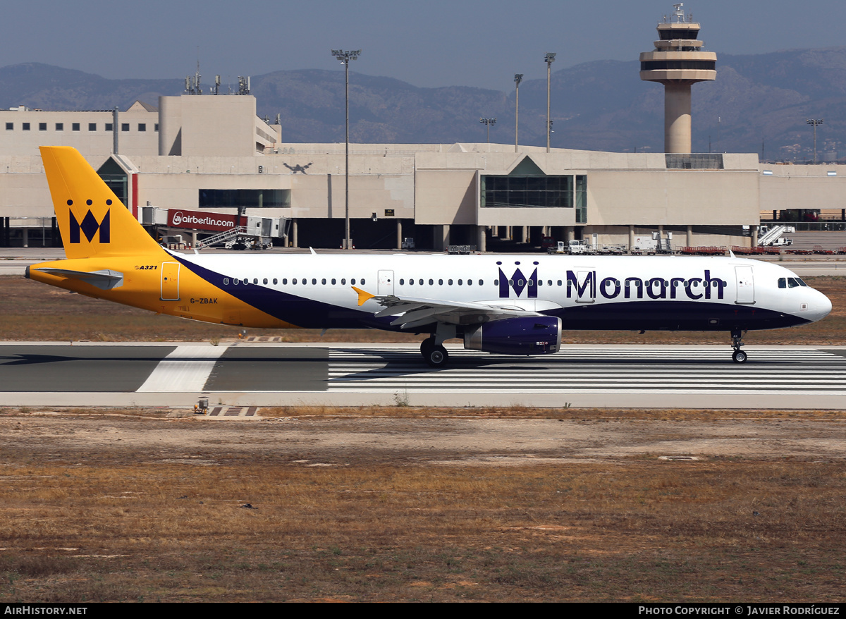 Aircraft Photo of G-ZBAK | Airbus A321-231 | Monarch Airlines | AirHistory.net #569815