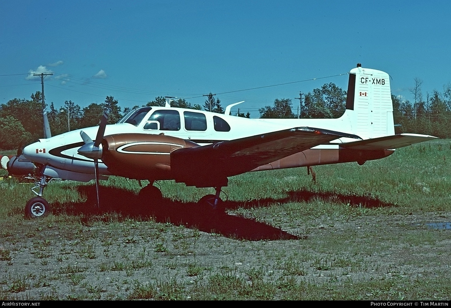 Aircraft Photo of CF-XMB | Beech H50 Twin Bonanza | AirHistory.net #569819