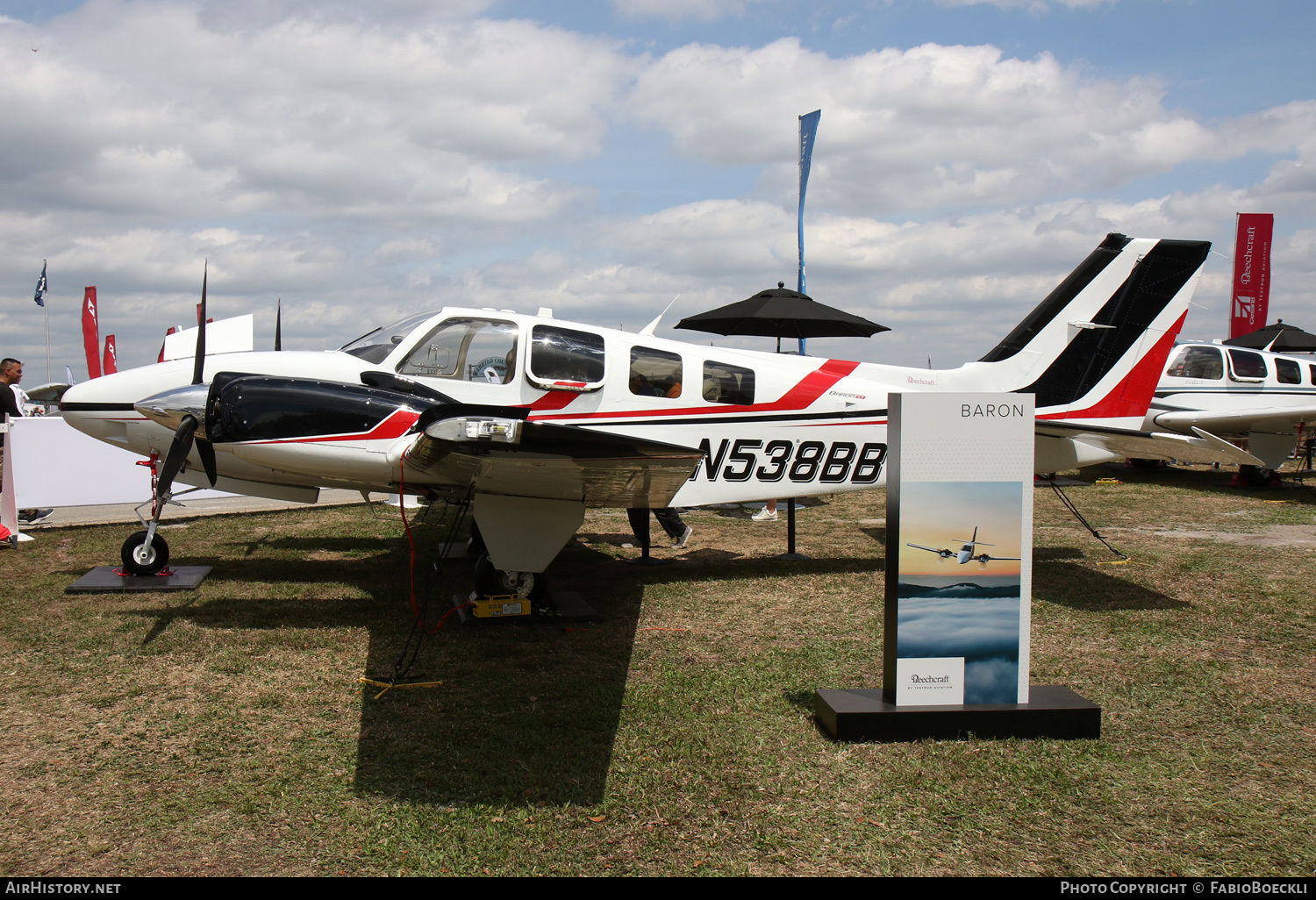 Aircraft Photo of N538BB | Textron G58 Baron | AirHistory.net #569851