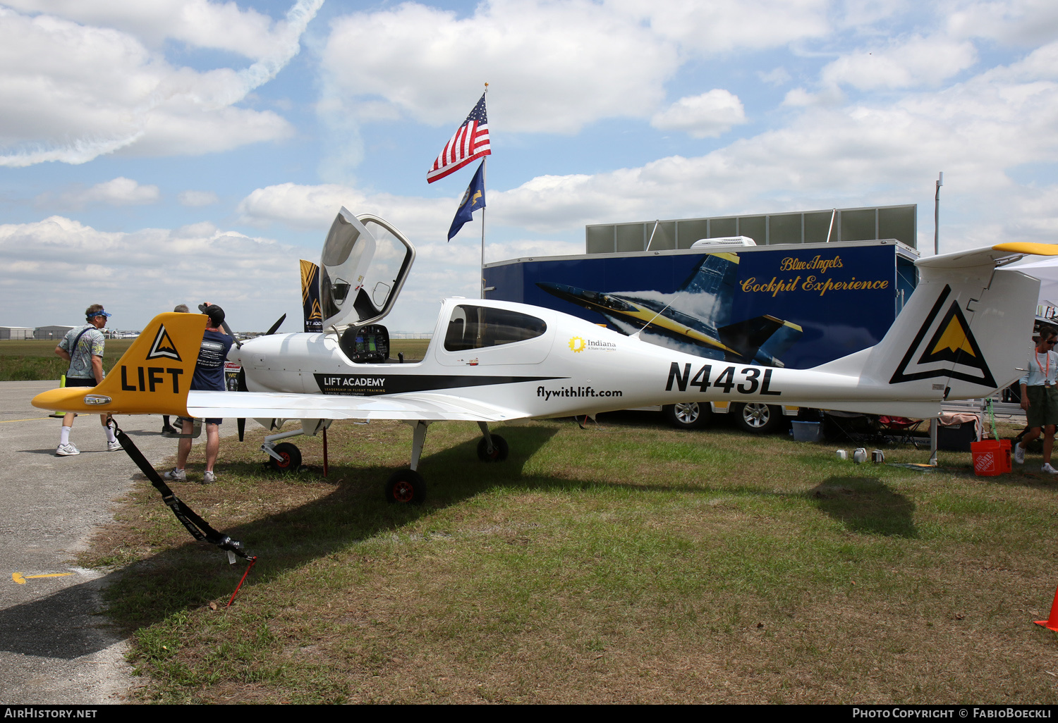 Aircraft Photo of N443L | Diamond DA40 NG Diamond Star | Lift Academy | AirHistory.net #569860