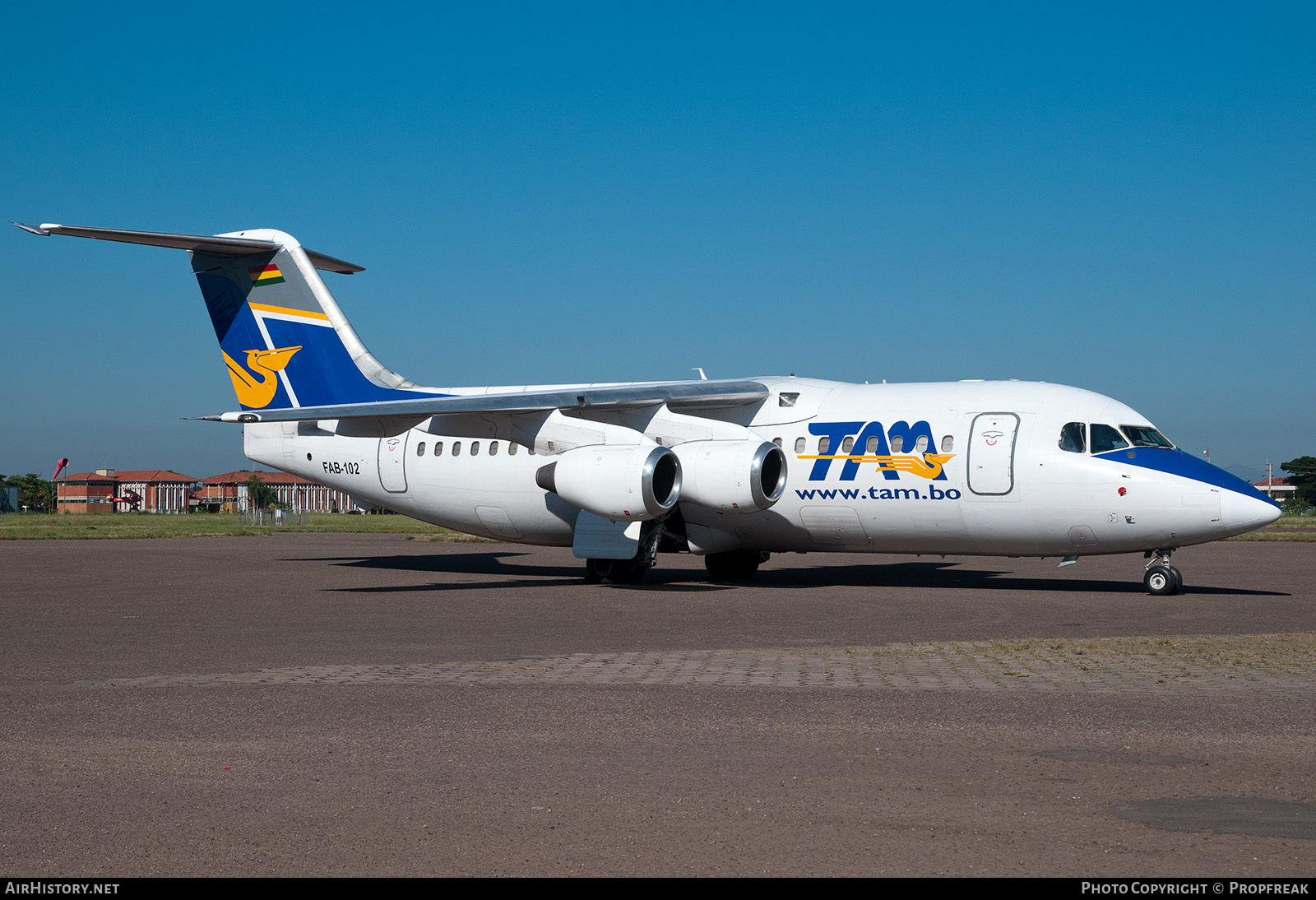 Aircraft Photo of FAB-102 | British Aerospace BAe-146-200 | Bolivia - Transporte Aéreo Militar | AirHistory.net #569877