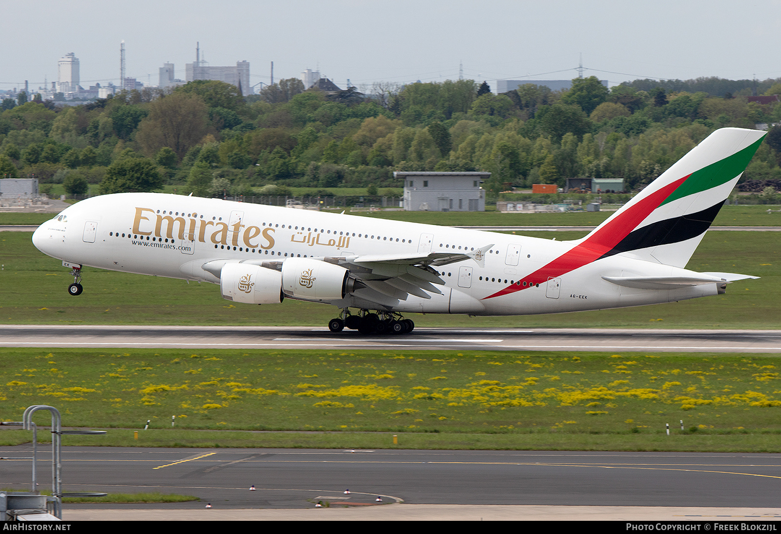 Aircraft Photo of A6-EEK | Airbus A380-861 | Emirates | AirHistory.net #569883