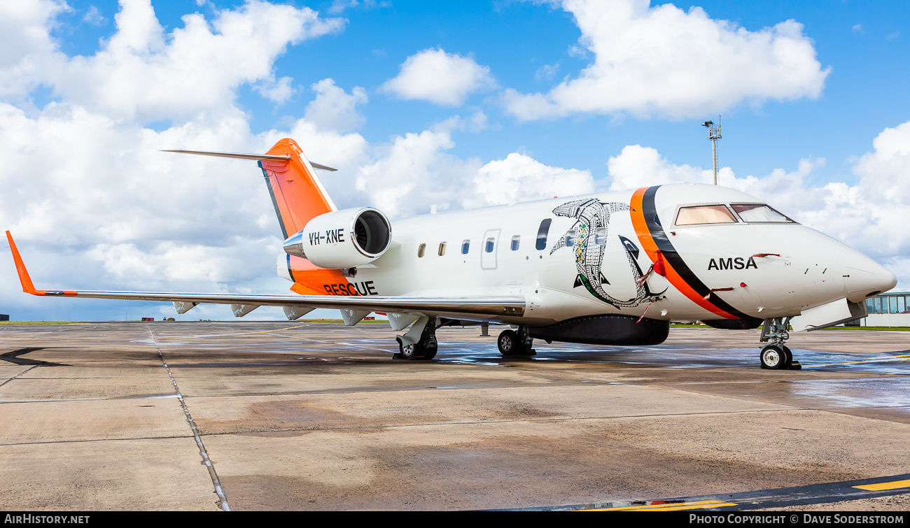 Aircraft Photo of VH-XNE | Bombardier Challenger 604 (CL-600-2B16) | AMSA - Australian Maritime Safety Authority | AirHistory.net #569887