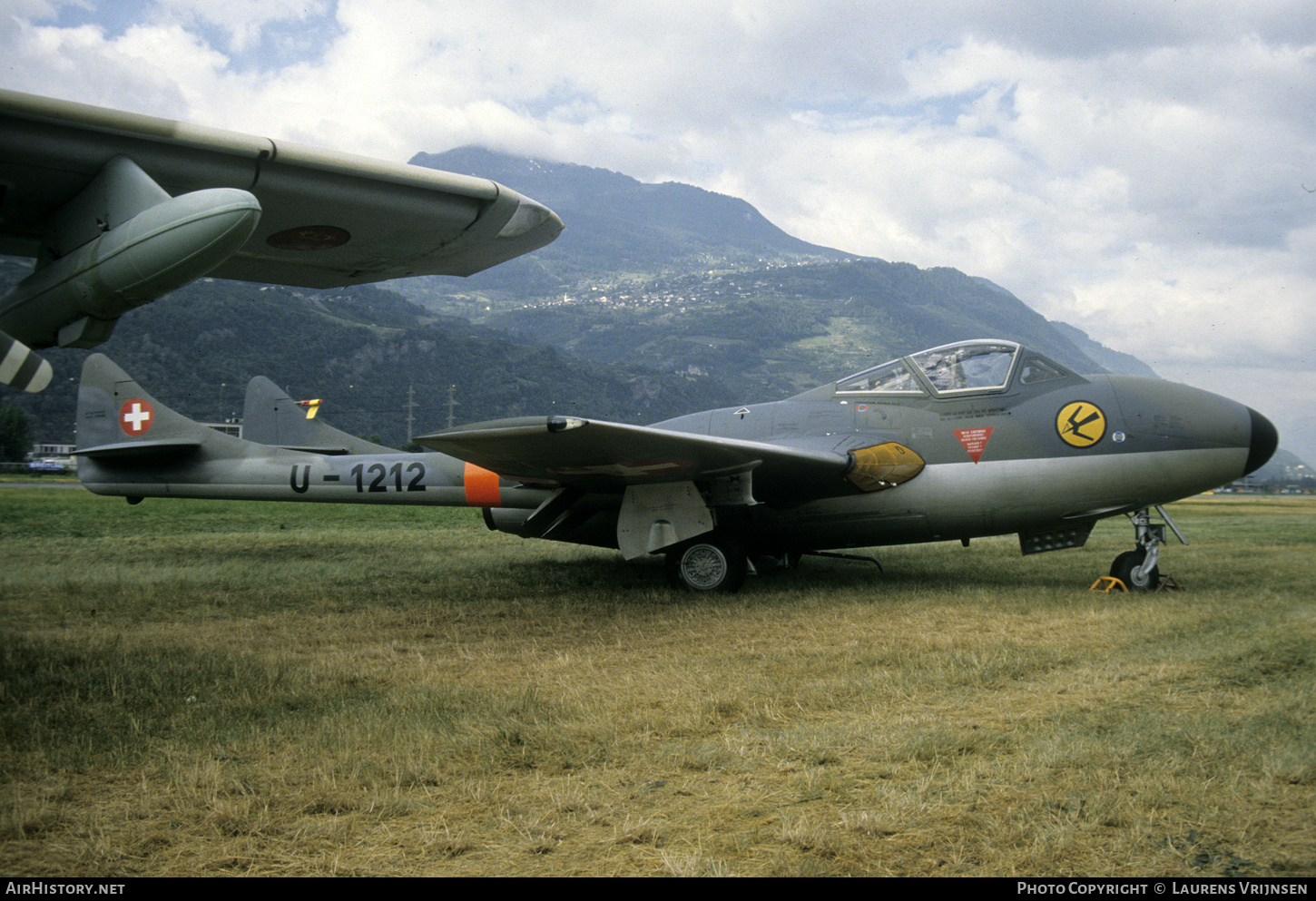 Aircraft Photo of U-1212 | De Havilland D.H. 115 Vampire T55 | Switzerland - Air Force | AirHistory.net #569913