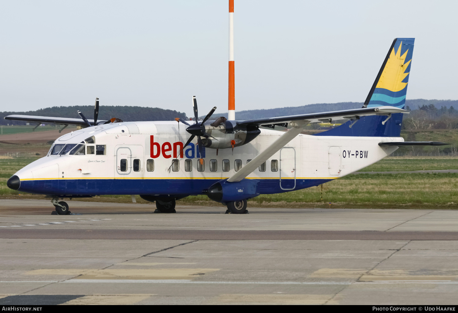 Aircraft Photo of OY-PBW | Short 360-300 | BenAir | AirHistory.net #569928