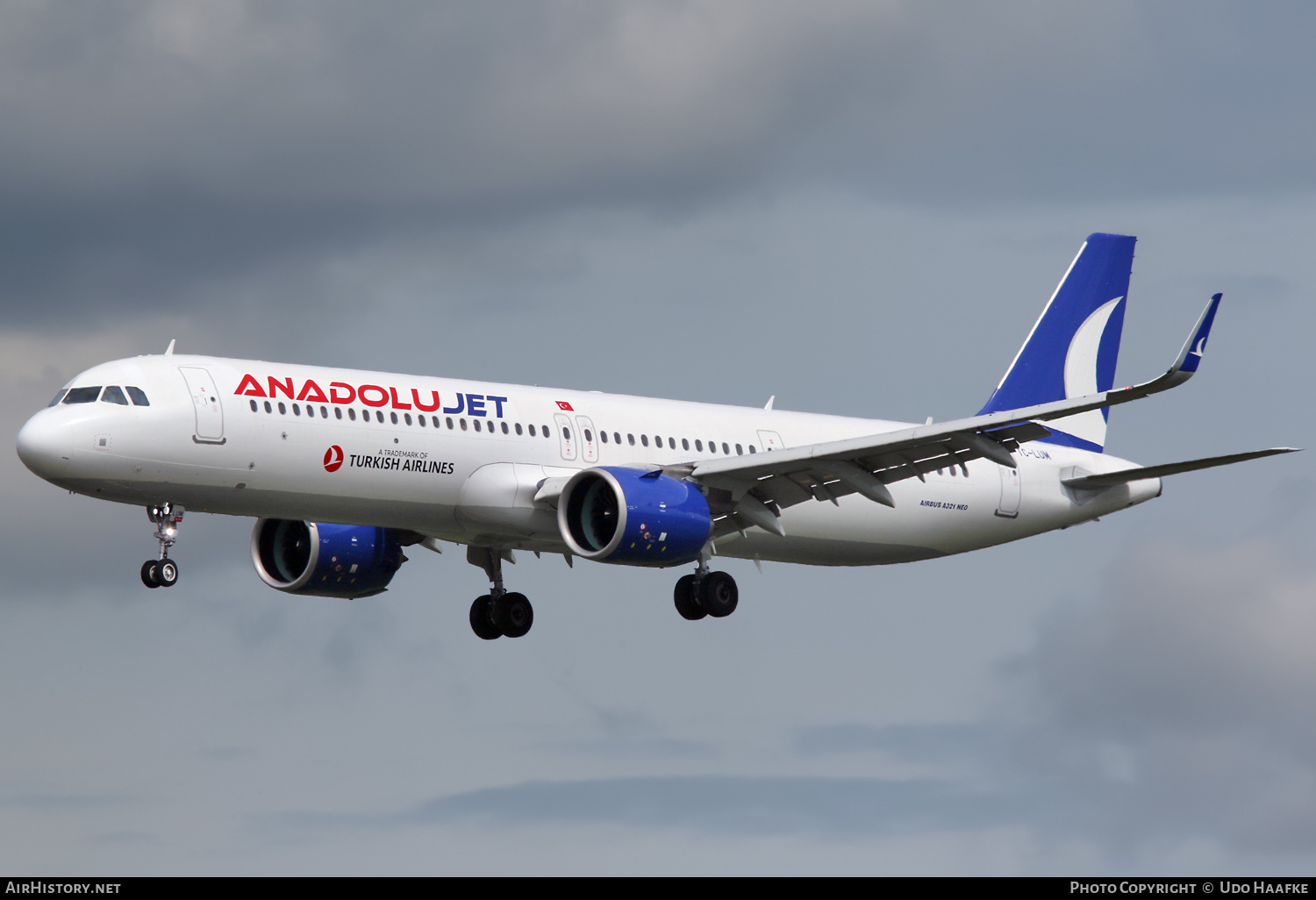 Aircraft Photo of TC-LUM | Airbus A321-271NX | AnadoluJet | AirHistory.net #569985