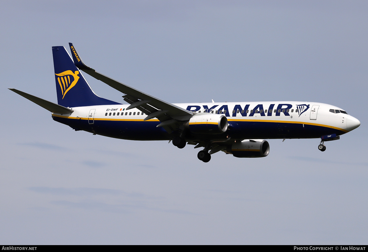 Aircraft Photo of EI-DWF | Boeing 737-8AS | Ryanair | AirHistory.net #570019