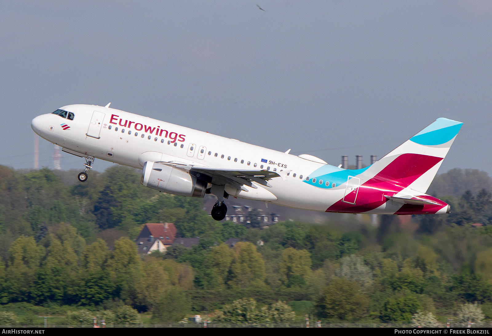 Aircraft Photo of 9H-EXS | Airbus A319-132 | Eurowings | AirHistory.net #570036