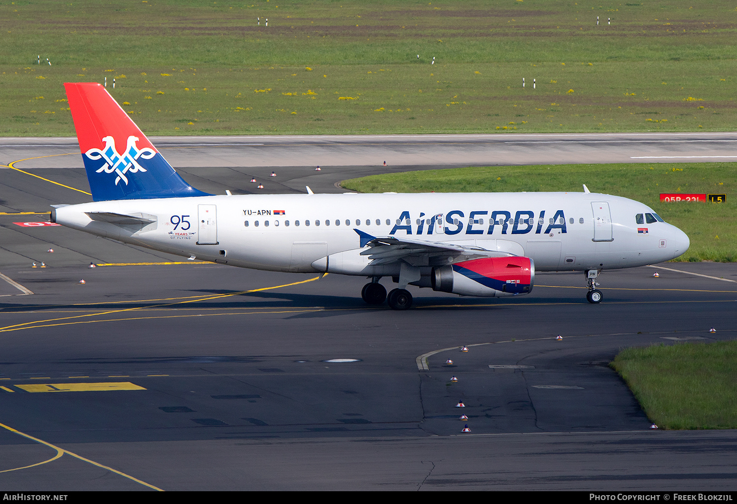 Aircraft Photo of YU-APN | Airbus A319-132 | Air Serbia | AirHistory.net #570038
