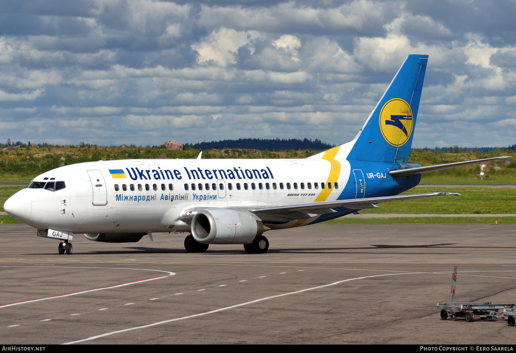 Aircraft Photo of UR-GAJ | Boeing 737-5Y0 | Ukraine International Airlines | AirHistory.net #570079