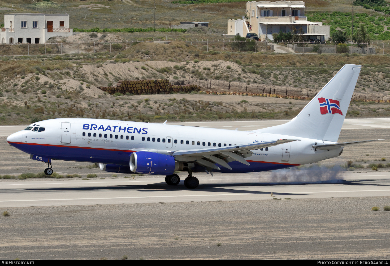 Aircraft Photo of LN-TUD | Boeing 737-705 | Braathens | AirHistory.net #570081