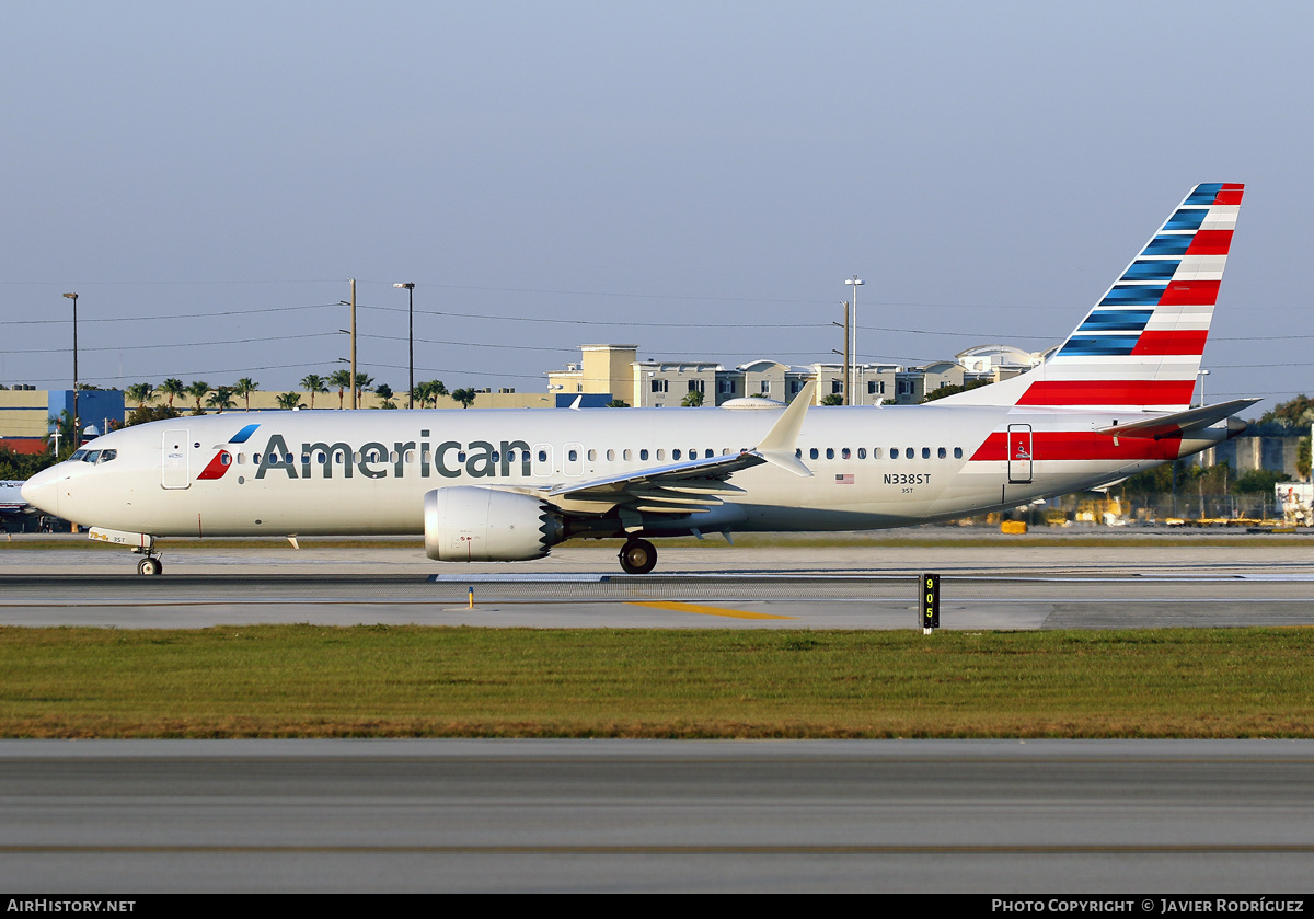 Aircraft Photo of N338ST | Boeing 737-8 Max 8 | American Airlines | AirHistory.net #570104