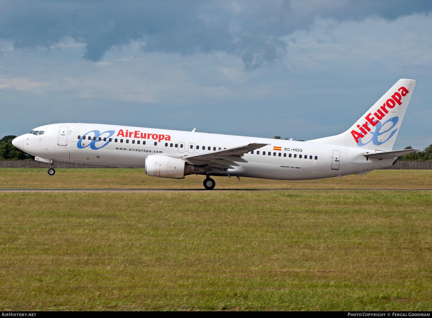 Aircraft Photo of EC-HGQ | Boeing 737-85P | Air Europa | AirHistory.net #570136