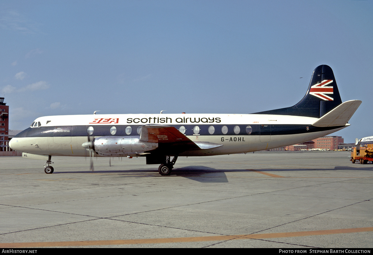 Aircraft Photo of G-AOHL | Vickers 802 Viscount | BEA Scottish Airways - British European Airways | AirHistory.net #570139