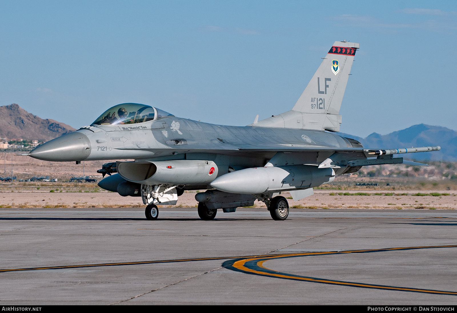 Aircraft Photo of 97-0121 / AF97-121 | General Dynamics F-16CJ Fighting Falcon | USA - Air Force | AirHistory.net #570140