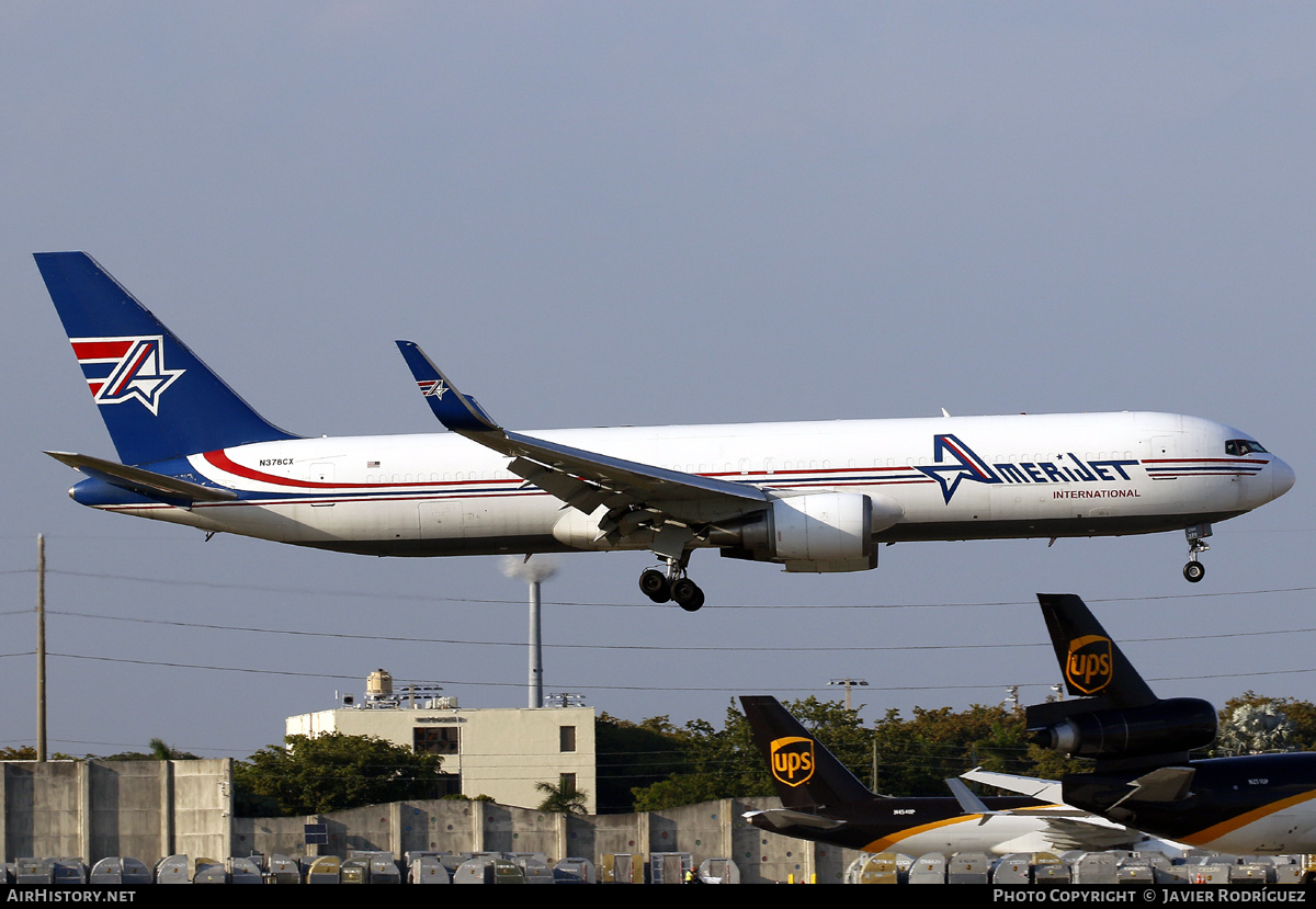 Aircraft Photo of N378CX | Boeing 767-323/ER(BDSF) | Amerijet International | AirHistory.net #570163