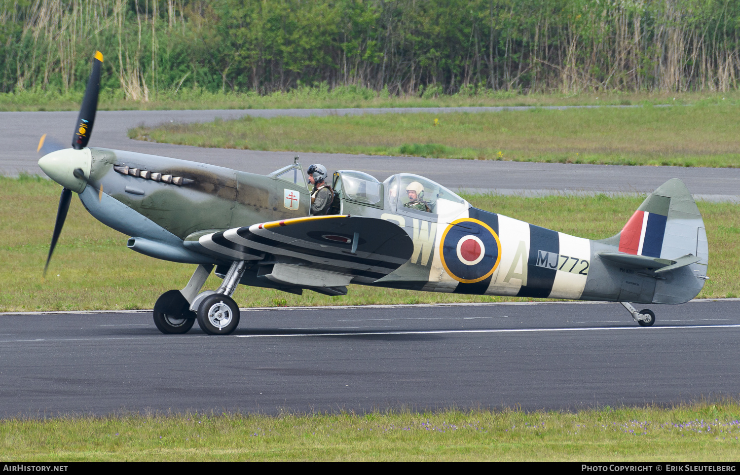 Aircraft Photo of PH-KDH / MJ772 | Supermarine 509 Spitfire T9 | UK - Air Force | AirHistory.net #570178