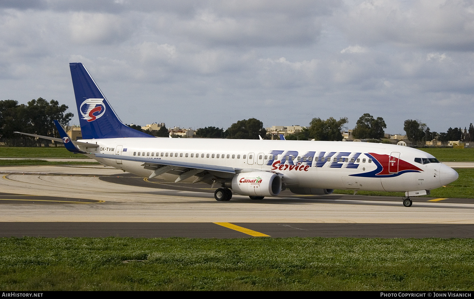 Aircraft Photo of OK-TVM | Boeing 737-8FN | Travel Service | AirHistory.net #570186
