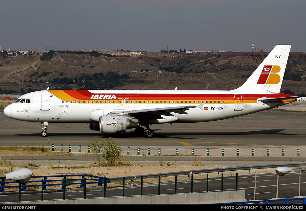 Aircraft Photo of EC-ICV | Airbus A320-211 | Iberia | AirHistory.net #570196