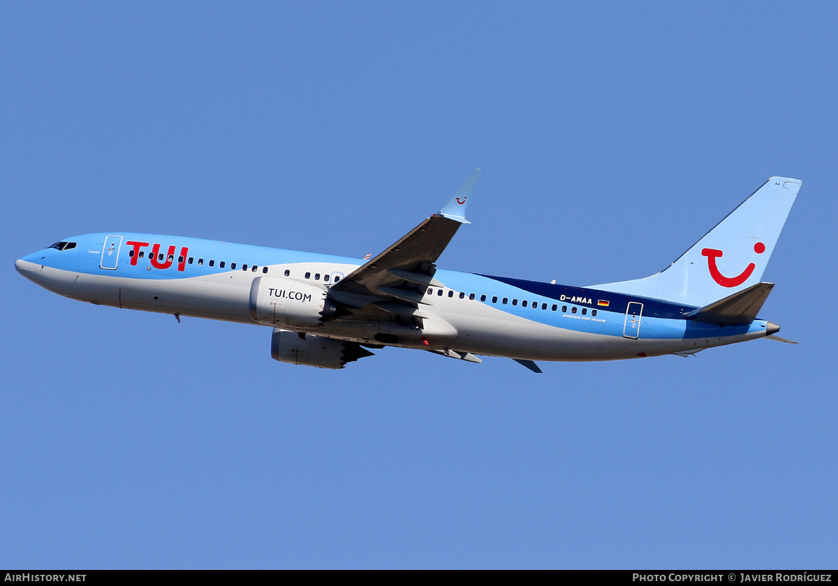 Aircraft Photo of D-AMAA | Boeing 737-8 Max 8 | TUI | AirHistory.net #570204