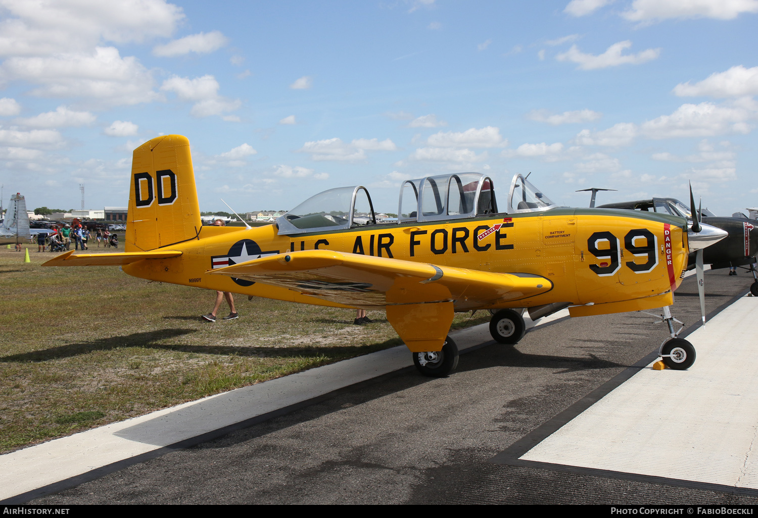Aircraft Photo of N999Y | Beech T-34A Mentor (A45) | USA - Air Force | AirHistory.net #570228